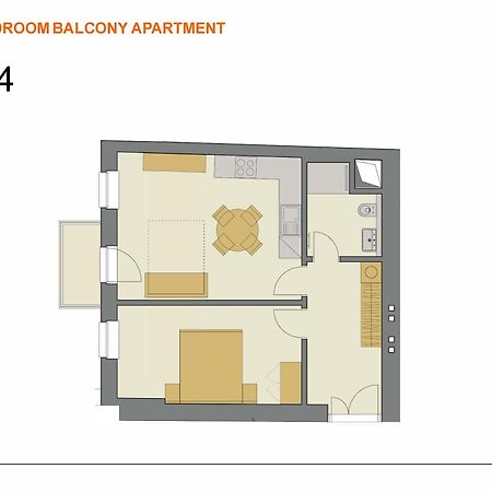 Downtown Suites Rubesova Praha Bagian luar foto